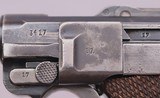 Luger, P.08, MAUSER S/42, Early “G” Date, (1935), Matching, Battle Worn Original  - 6 of 20