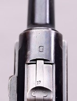Luger, P.08, MAUSER S/42, Early “G” Date, (1935), Matching, Battle Worn Original  - 14 of 20