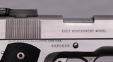 COLT, Gov’t Model, MKIV, Series 80, Stainless, Custom Features, Pink & Black, c.1986 - 9 of 18