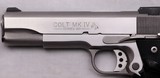 COLT, Gov’t Model, MKIV, Series 80, Stainless, Custom Features, Pink & Black, c.1986 - 5 of 18