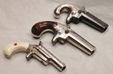 Colt Derringer 3 Gun Cased Set. 1st, 2nd, & 3rd Models. Exc. Original, Antique  - 7 of 20