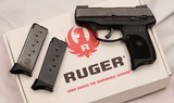 Ruger LC9S, 9mm Striker fired, Custom True Glow Sights, 3 Mags, Near New - 1 of 16
