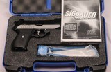 Sig Sauer P232 SL, 9mm Kurz (.380 Cal) Sig Light (Lightweight) NIB German - 2 of 11
