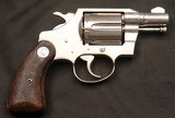 Colt, Detective Special, .38 Special, Rare Factory Nickel Plating, c.1964, Exc. Condition - 2 of 16
