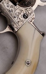Colt M1877 Lightning, .38 Cal.  Engraved / Ivory, One of a Pair. See G.I. # 101790383 for the Second. - 13 of 20