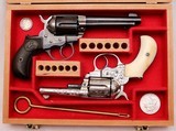 Colt M1877 Lightning, .38 Cal.  Engraved / Ivory, One of a Pair. See G.I. # 101790383 for the Second. - 2 of 20