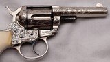 Colt M1877 Lightning, .38 Cal.  Engraved / Ivory, One of a Pair. See G.I. # 101790383 for the Second. - 11 of 20