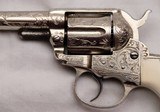 Colt M1877 Lightning, .38 Cal.  Engraved / Ivory, One of a Pair. See G.I. # 101790383 for the Second. - 7 of 20
