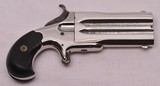 F. Wesson Double Barrel Derringer w/ Dirk, .41 RF, Restored, Cased, c.1860’s, Antique - 6 of 20