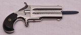 F. Wesson Double Barrel Derringer w/ Dirk, .41 RF, Restored, Cased, c.1860’s, Antique - 11 of 20