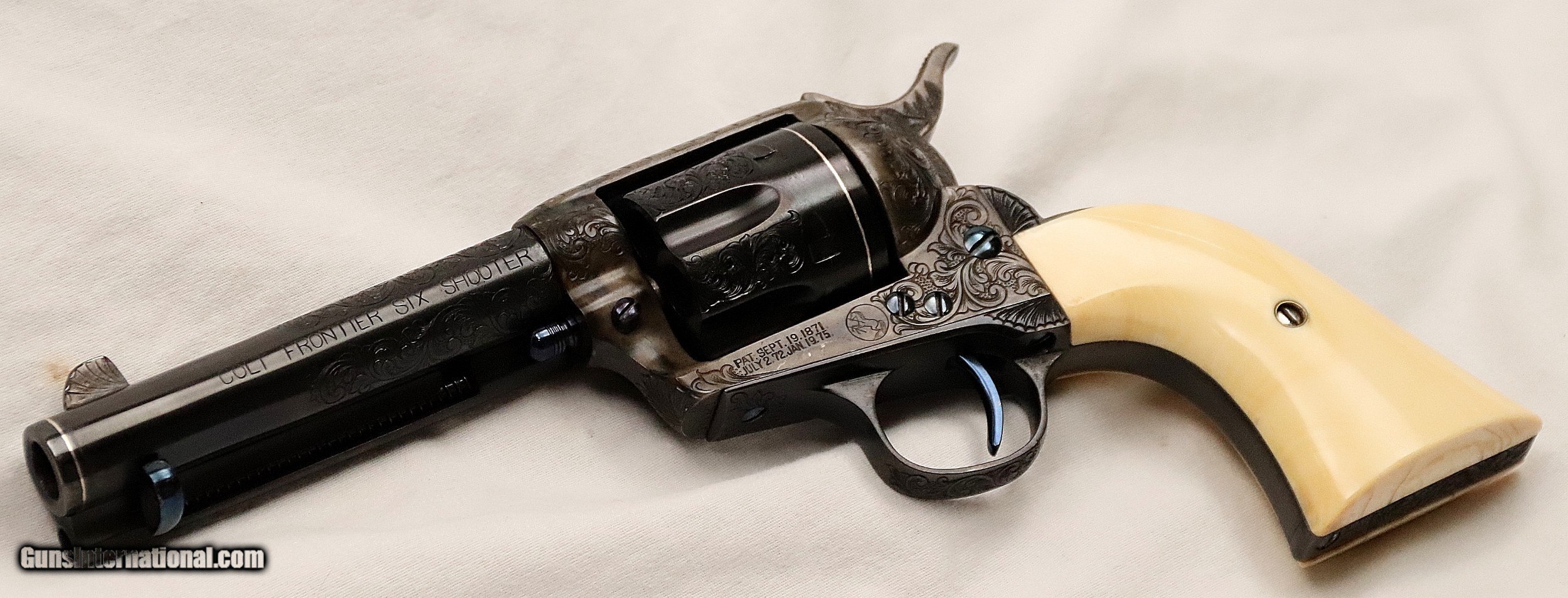 Colt, SAA, “Frontier Six Shooter”, Engraved, .44-40 x 4 3/4