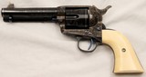 Colt, SAA, “Frontier Six Shooter”, Engraved, .44-40 x 4 3/4”, SN: 175023, Colt letter, ANTIQUE - 2 of 20