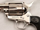  COLT  SAA, Nickel, .45LC & .45ACP, (Dual Cylinder), 4 3/4” Barrel, Custom Shop, NEW IN BOX - 6 of 20
