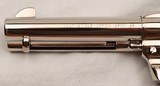  COLT  SAA, Nickel, .45LC & .45ACP, (Dual Cylinder), 4 3/4” Barrel, Custom Shop, NEW IN BOX - 13 of 20