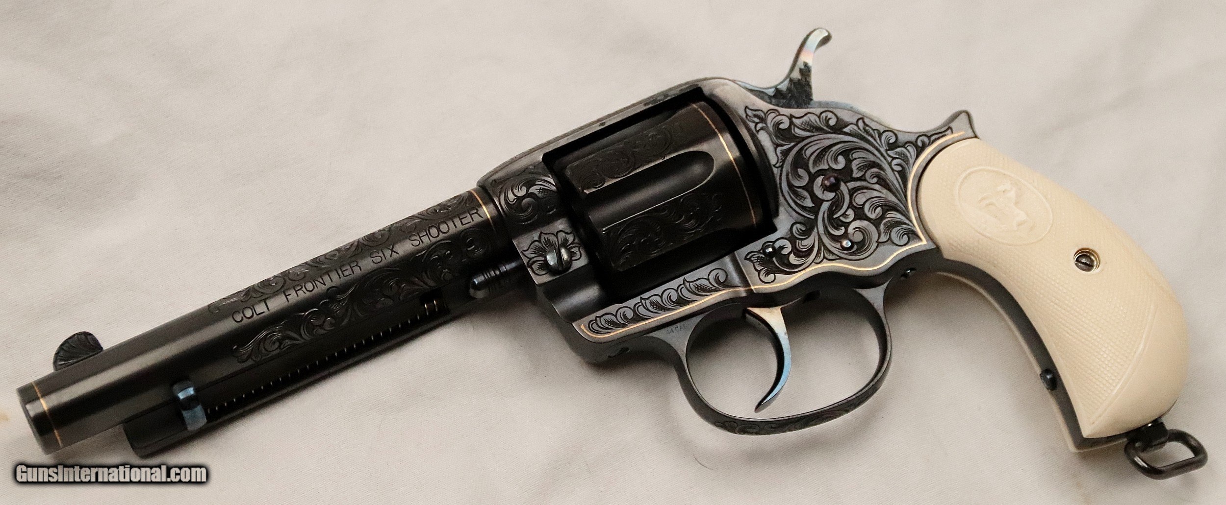 Colt, M-1878, “Frontier Double Action”, Engraved, Cased, .44