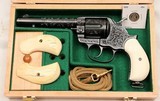 Colt, M-1878, “Frontier Double Action”, Engraved, Cased, .44-40 x 5 1/2”, c.1891, Colt letter, ANTIQUE  - 2 of 20