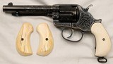 Colt, M-1878, “Frontier Double Action”, Engraved, Cased, .44-40 x 5 1/2”, c.1891, Colt letter, ANTIQUE  - 12 of 20