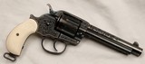 Colt, M-1878, “Frontier Double Action”, Engraved, Cased, .44-40 x 5 1/2”, c.1891, Colt letter, ANTIQUE  - 9 of 20