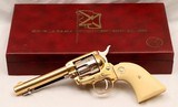 Colt  “1819-ALABAMA SESQUICENTENNIAL -1969”  Revolver, Gold Plated, Un-Fired, .22 Cal - 7 of 20