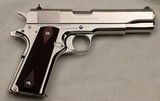 Colt Custom Government Model, Super 38 Auto, AS NEW, Bright Stainless  - 9 of 19