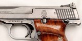 S&W M-41, Rimfire Single Action Target pistol, .22LR x 7 3/8” Barrel, w/ Muzzle Brake & Weight, Excellent Cond. - 5 of 19