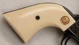 COLT, New Frontier SAA, .44 Special X 7 1/2”, Royal Blue / Case / Ivory, New Un-fired, Box   - 9 of 20