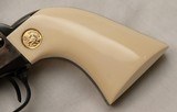 COLT, New Frontier SAA, .44 Special X 7 1/2”, Royal Blue / Case / Ivory, New Un-fired, Box   - 4 of 20