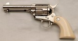 colt,saa, .45, 4 3/4barrel, nickel w/ factory ivory, model p1841, new,investment grade, box & papers,