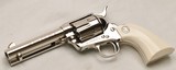 COLT,  SAA, .45, 4 3/4” Barrel, Nickel w/ Factory Ivory, Model P1841, NEW,  Box & Papers, SN: SA92845  - 5 of 18
