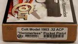Colt, M1903 Hammerless, .32 ACP, 2016 Vintage, by U.S. Armament, NEW - 19 of 19