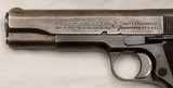 COLT, M-1911, (U.S. ARMY), Mfg’d. in 1918, Black Army - 3 of 20