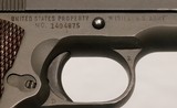 Remington Rand, M1911 A1, c.1943, U.S. PROPERTY, All Original, Exc. Cond. - 11 of 20