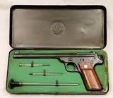 S&W, Straight Line Target Pistol, 4th Model, Single Shot .22, Exc. Un-Fired  - 1 of 20
