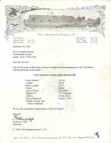 Colt, SAA, TEXAS History, Restored, Engraved, Ivory, .38-40 x 4 3/4”, SN: 142240, Colt letter, ANTIQUE  - 19 of 20