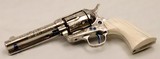 Colt, SAA, TEXAS History, Restored, Engraved, Ivory, .38-40 x 4 3/4”, SN: 142240, Colt letter, ANTIQUE  - 2 of 20