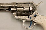 Colt, SAA, TEXAS History, Restored, Engraved, Ivory, .38-40 x 4 3/4”, SN: 142240, Colt letter, ANTIQUE  - 3 of 20