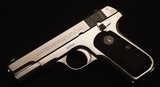 Colt, M1908 Pocket, .380 Cal, Nickel, Original Finish, c.1929, Exc. Cond - 3 of 15