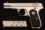 Colt, M1908 Pocket, .380 Cal, Nickel, Original Finish, c.1929, Exc. Cond - 2 of 15