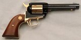 Colt  “1912- New Mexico Golden Anniversary – 1962”  Scout Revolver, Gold Plated & Blued, Un-Fired, .22 Cal   - 8 of 17