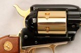 Colt  “1912- New Mexico Golden Anniversary – 1962”  Scout Revolver, Gold Plated & Blued, Un-Fired, .22 Cal   - 11 of 17