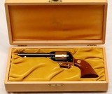 Colt  “1912- New Mexico Golden Anniversary – 1962”  Scout Revolver, Gold Plated & Blued, Un-Fired, .22 Cal   - 1 of 17