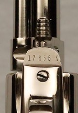 Colt  Single Action Frontier Scout Revolver, Nickel, Cased, Excellent, .22 Cal, 4 3/4” - 12 of 15