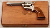 Colt  Single Action Frontier Scout Revolver, Nickel, Cased, Excellent, .22 Cal, 4 3/4” - 3 of 15