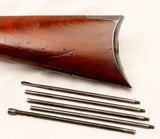 Winchester M1873, ANTIQUE, 44 WCF Octagonal Barrel Rifle, c.1893, w/Rods - 12 of 20