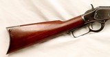 Winchester M1873, ANTIQUE, 44 WCF Octagonal Barrel Rifle, c.1893, w/Rods - 3 of 20