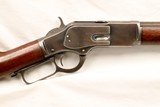 Winchester M1873, ANTIQUE, 44 WCF Octagonal Barrel Rifle, c.1893, w/Rods - 1 of 20