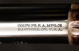  COLT FRONTIER SIX SHOOTER, (BISLEY MODEL), .44-40 X 4 3/4”,  Cased Restoration, w/ Holster, SN: 166072, Antique, c.1898 - 13 of 19
