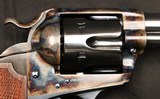  COLT FRONTIER SIX SHOOTER, (BISLEY MODEL), .44-40 X 4 3/4”,  Cased Restoration, w/ Holster, SN: 166072, Antique, c.1898 - 6 of 19