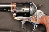  COLT FRONTIER SIX SHOOTER, (BISLEY MODEL), .44-40 X 4 3/4”,  Cased Restoration, w/ Holster, SN: 166072, Antique, c.1898 - 7 of 19