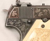 High Standard, H.D. Military,  GERMAN ENGRAVED w/ CARVED IVORY, .22 LR, 4 1/2”, c.1946, EXC. Cond. - 12 of 20